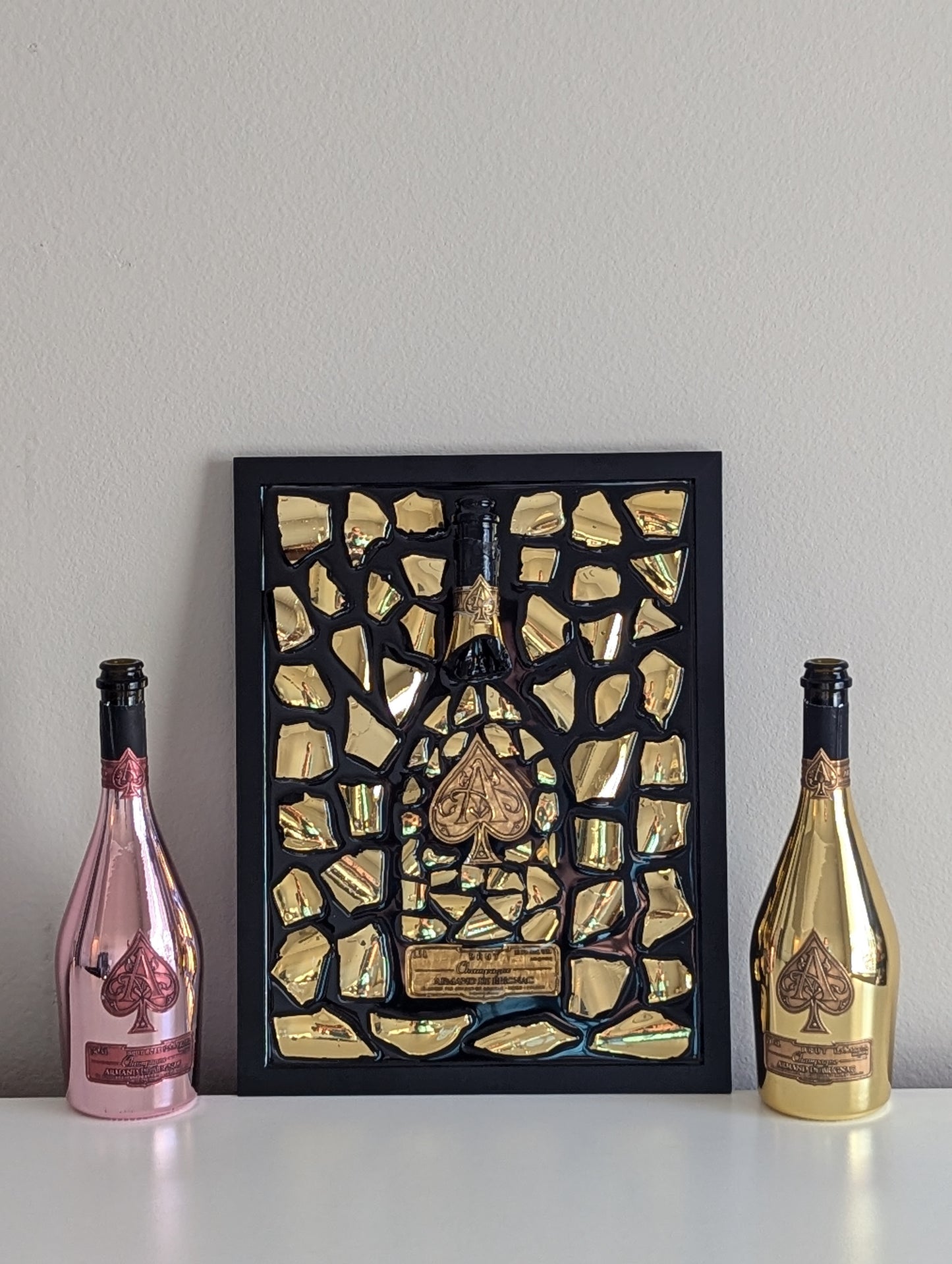 Art Handmade Luxury Picture - Ace of Spades Gold