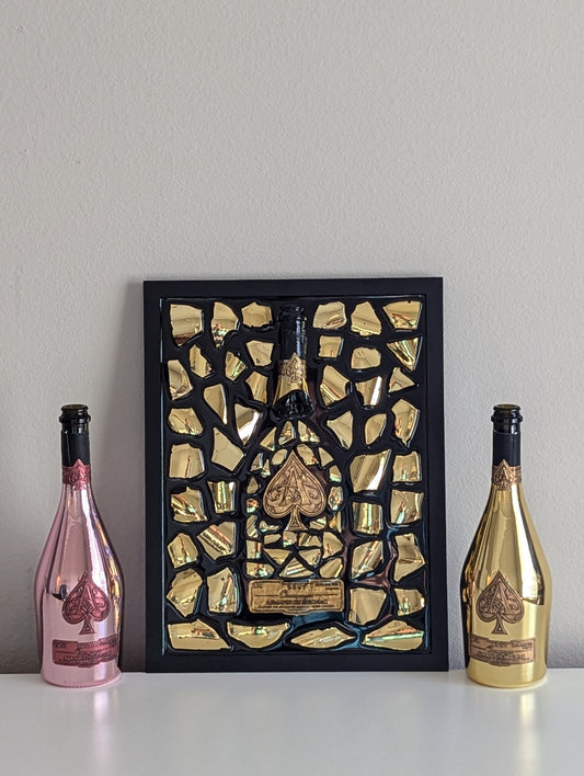 Art Handmade Luxury Picture - Ace of Spades Gold