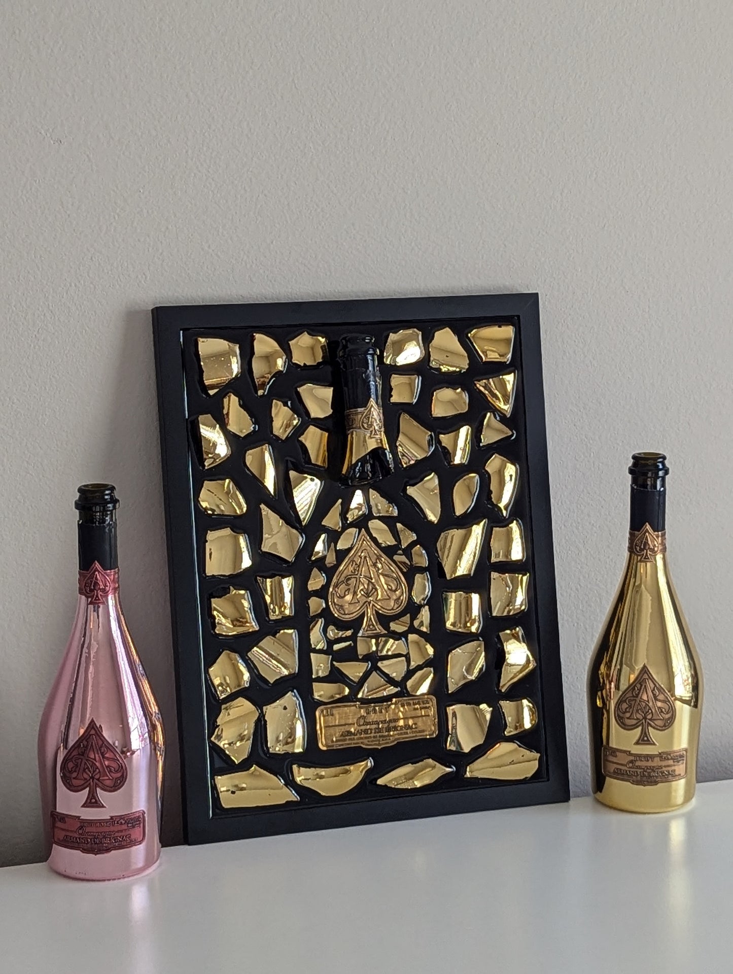 Art Handmade Luxury Picture - Ace of Spades Gold