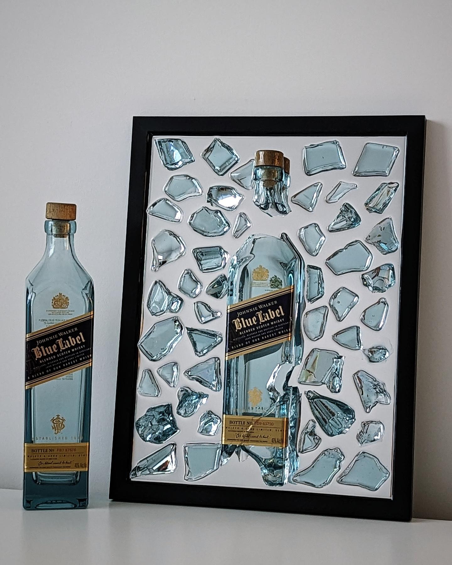 Art Handmade Luxury Picture - Blue God