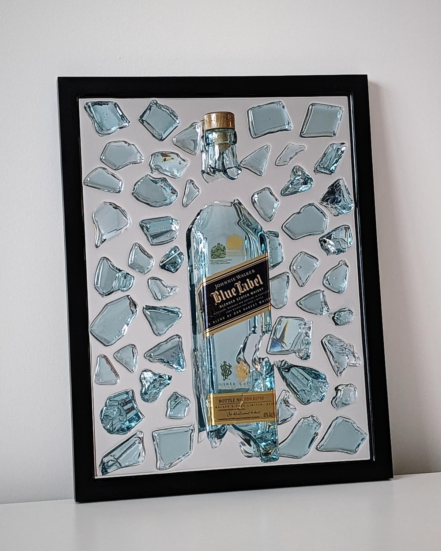 Art Handmade Luxury Picture - Blue God