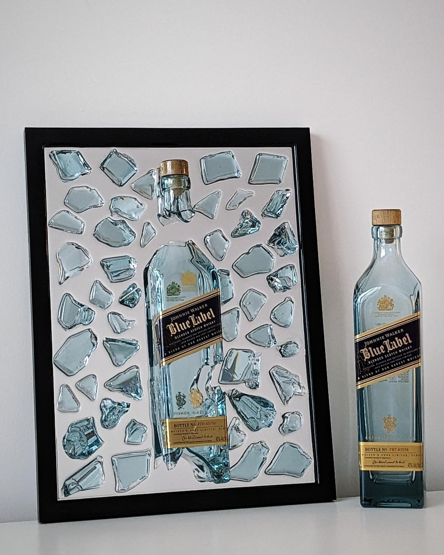 Art Handmade Luxury Picture - Blue God
