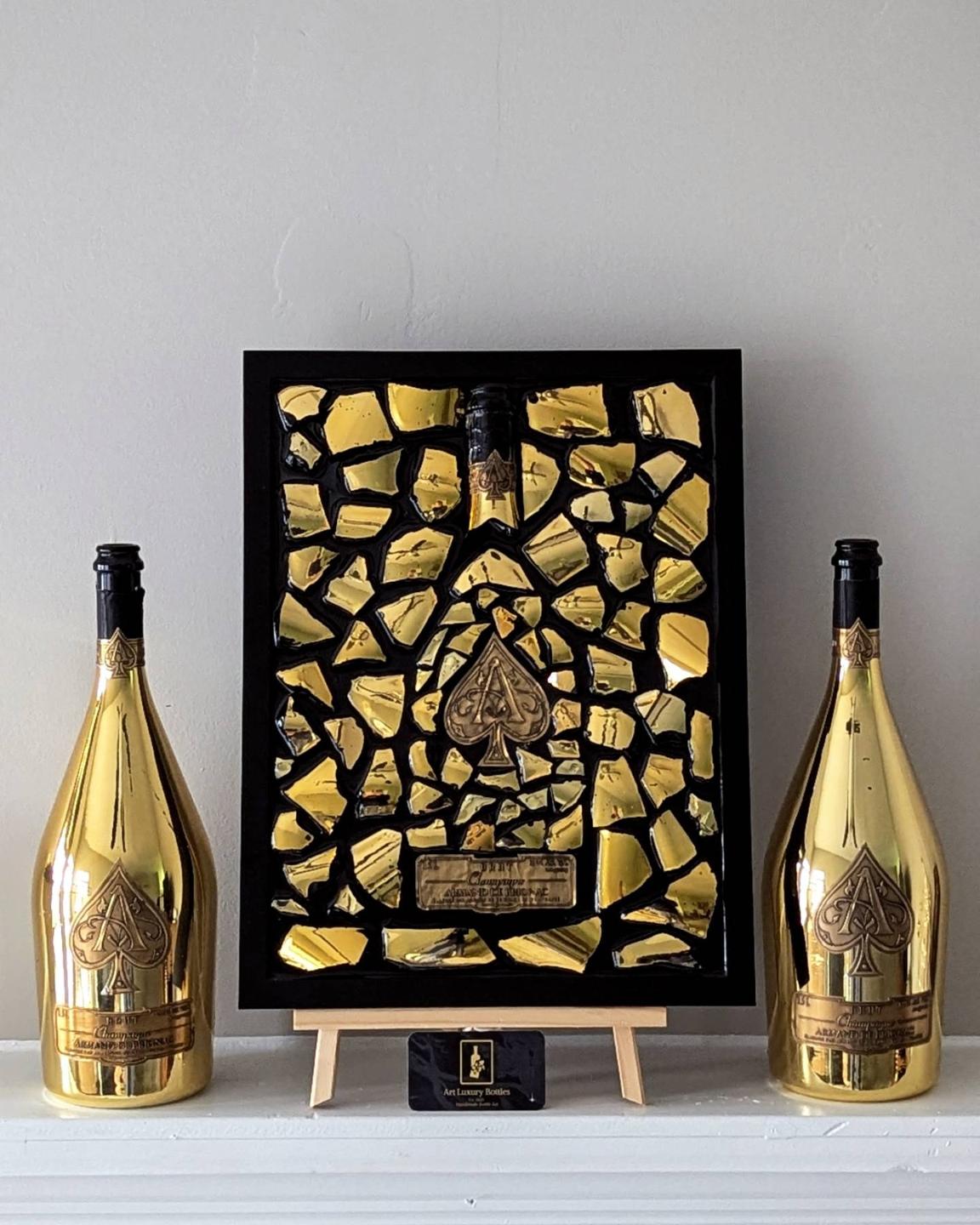 Art Handmade Luxury Picture - Ace of Spades Gold