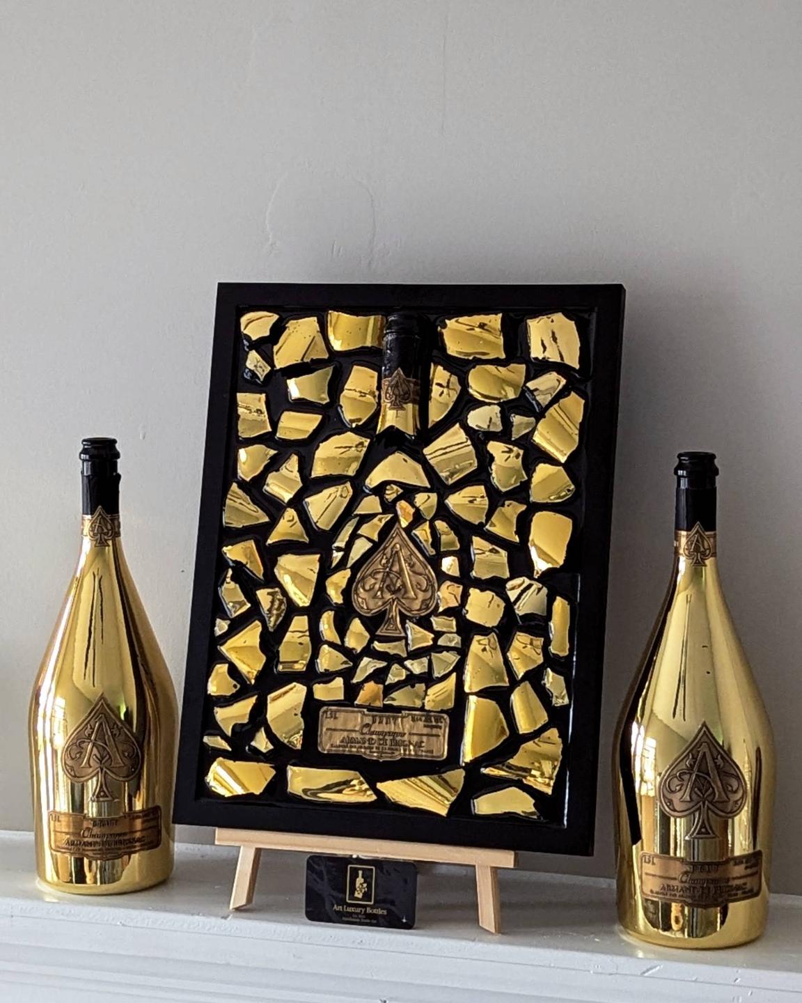 Art Handmade Luxury Picture - Ace of Spades Gold